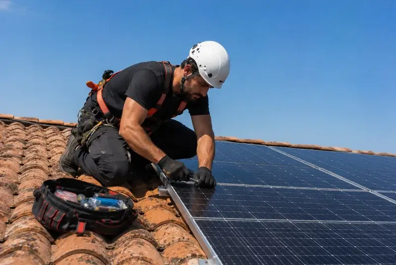 Maintenance et monitoring de panneaux solaires à Saint-Amand-sur-Sèvre